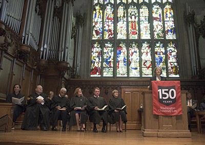 WashULaw 150th Anniversary Convocation Ceremony
