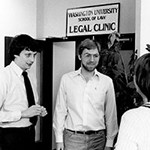 WashULaw clinic students from 1973