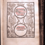 Constitutiones legitime sue legatine regionis anglicane. Woodcut of two hawks on the Half-title. Paris, 1504.