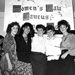 Women's Law Caucus students from 1972