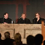 Chief Justice John G. Roberts Jr. (center) presides over the “The Case of Tom Sawyer”