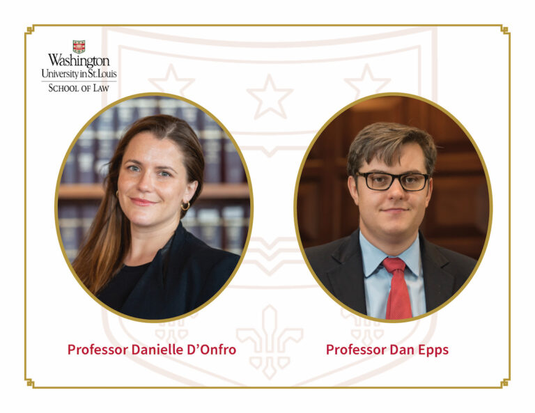 Professors Danielle D’Onfro and Dan Epps’ Paper Published in The Yale